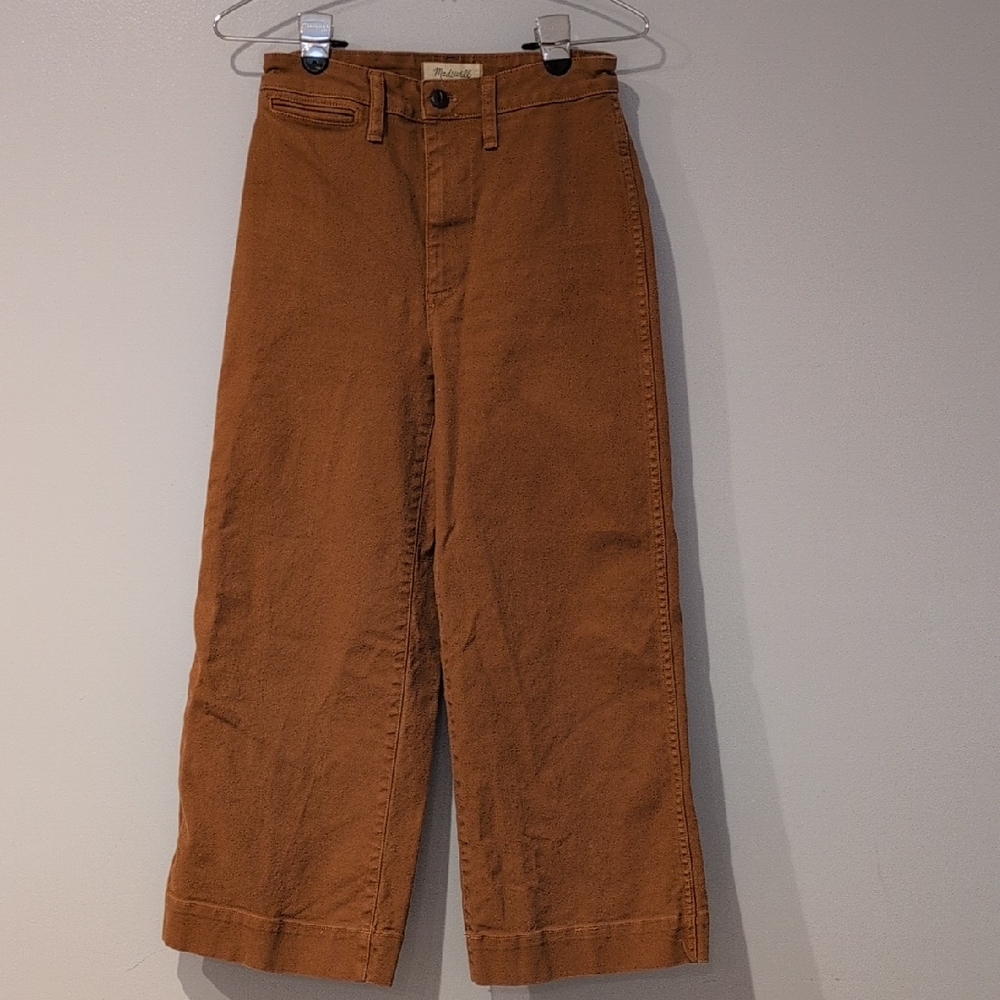 Madewell Emmett Wide Leg Cropped Size 25 Pants